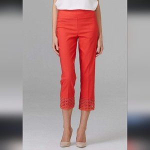 Joseph Ribkoff Coral Cropped Pants